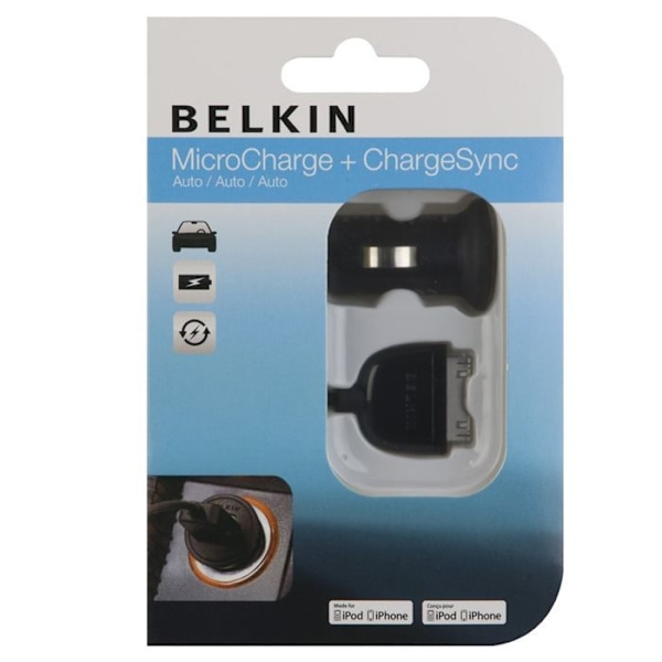 BELKIN F8Z571CW03 Mikroautolaturi Svart