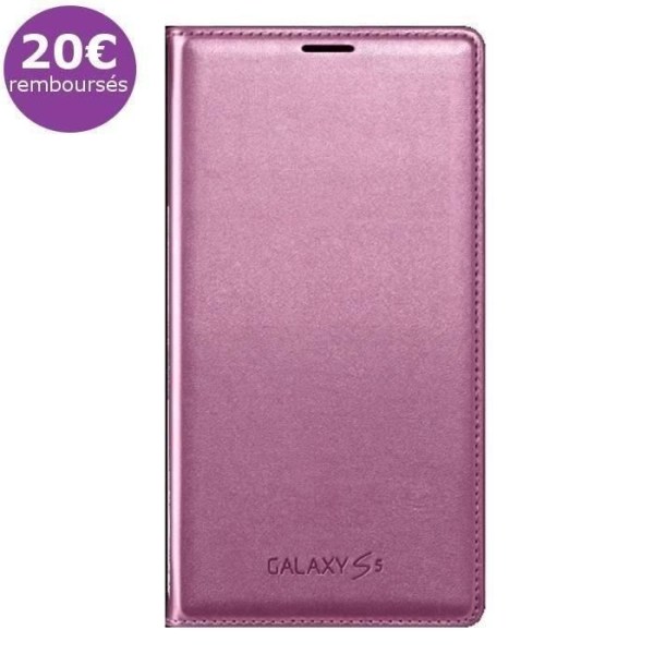 Samsung Pink Flip Wallet-fodral för Galaxy S5