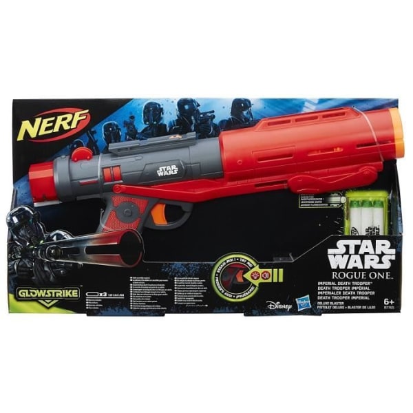 NERF STAR WARS - Imperial Death Trooper Blaster + 3 pilar