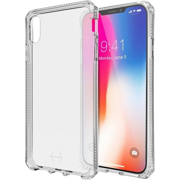 Itskins Spectrum gennemskinnelig semi-rigid cover til iPhone XS Max