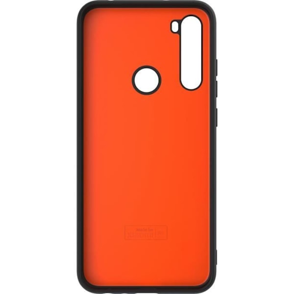 Pak TPU-skal og hærdet glas til Xiaomi Note 8T Svart, orange inredning