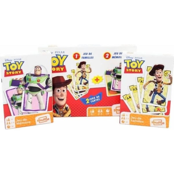 Duo Pack "TOY STORY" - 1 familjespel och 1 memoryspel