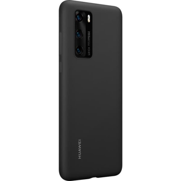 Kova kotelo - Huawei - P40 - Musta - Alkuperäinen kotelo - Synteettinen musta