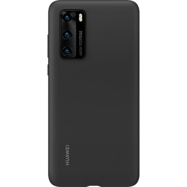 Kova kotelo - Huawei - P40 - Musta - Alkuperäinen kotelo - Synteettinen musta