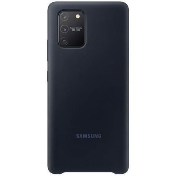 Silikonikotelo Samsung Galaxy S10 Lite -puhelimelle - musta