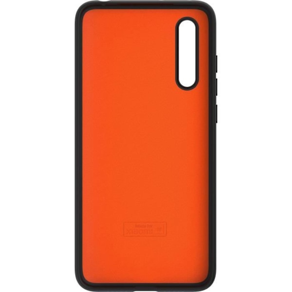 Packa TPU-skal och härdat glas för Xiaomi Mi 9 Lite Black Svart, orange inredning