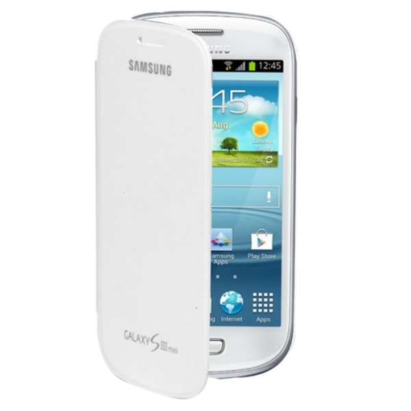 Samsung Galaxy S3 Mini flip fodral vit