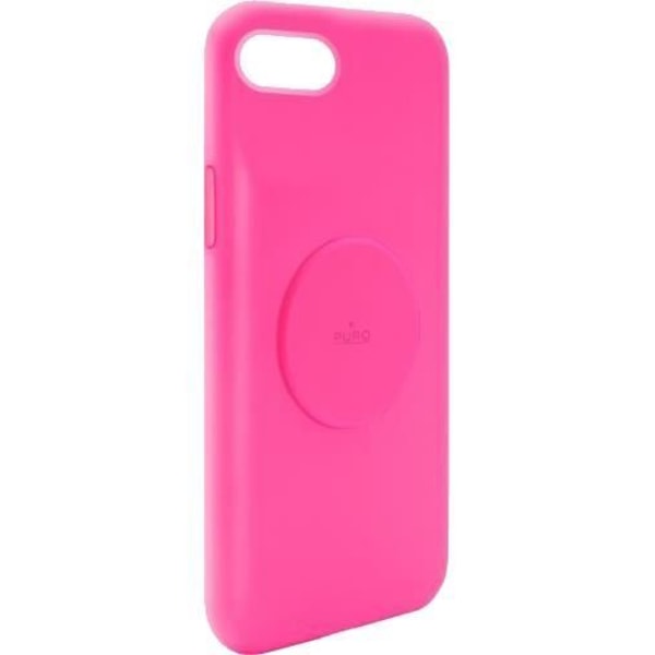 Pink Icon Puro halvstyvt skal till iPhone SE (2020) / 8/7 / 6S / 6 Rosa