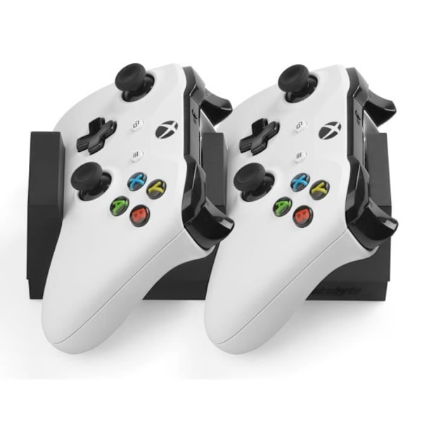 snakebyte - Pakke med 2 batterier og XTM opladerstander til XboxOne controller sort