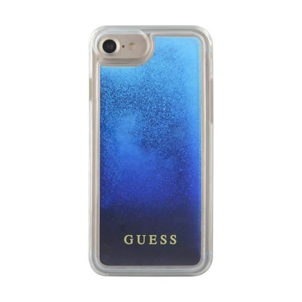 GUESS iPhone 7 glitter blå gradient cover