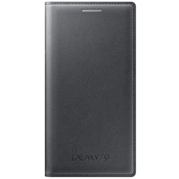 Samsung Galaxy A3 Flip Cover Fodral svart