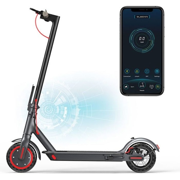 AOVOPRO 8,5'' Foldbar Elektrisk Kickbike til Voksne Grå