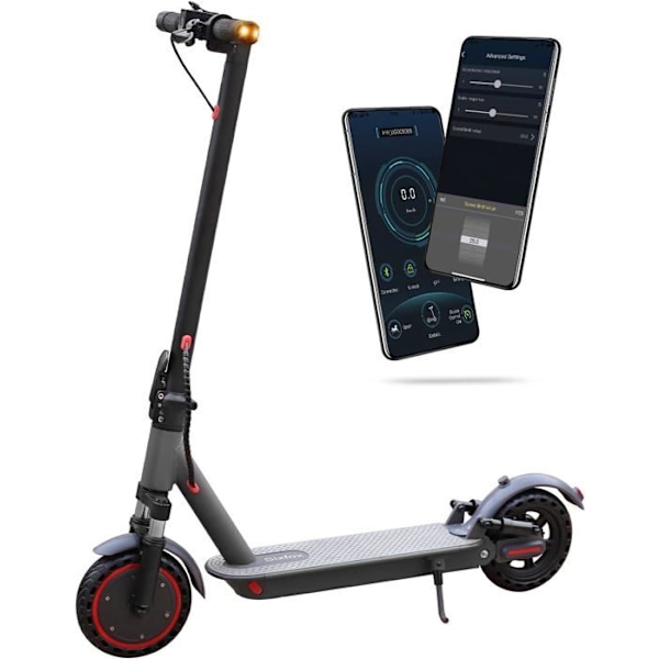 Sixfox TS07 elektrisk scooter Svart