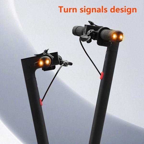 Elektrisk scooter AOVOPRO AP07 350W Dobbeltaffjedret foldbare blinklys Grå