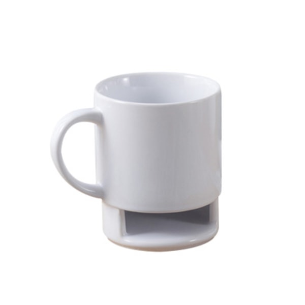 Kaffemugg med inbyggd kakhållare, 4-pack