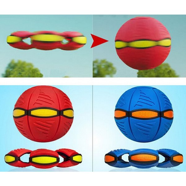 UFO boll-frisbee, röd färg