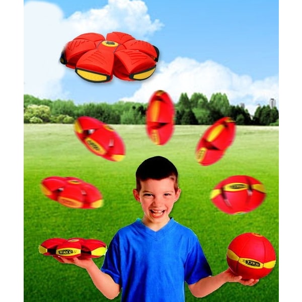 UFO boll-frisbee, röd färg