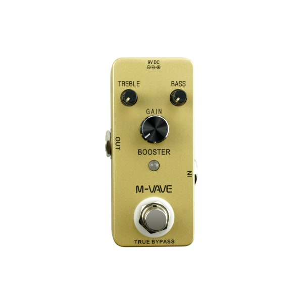 M-VAVE Pure Booster Gitarr Effekt Pedal Booster Diskant Basförstärkning