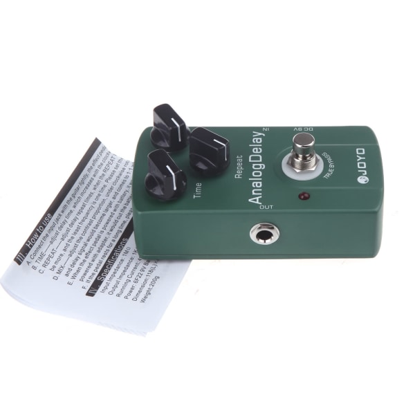 JOYO Analog Elgitarr Delay Effektpedal 600MS-3000MS