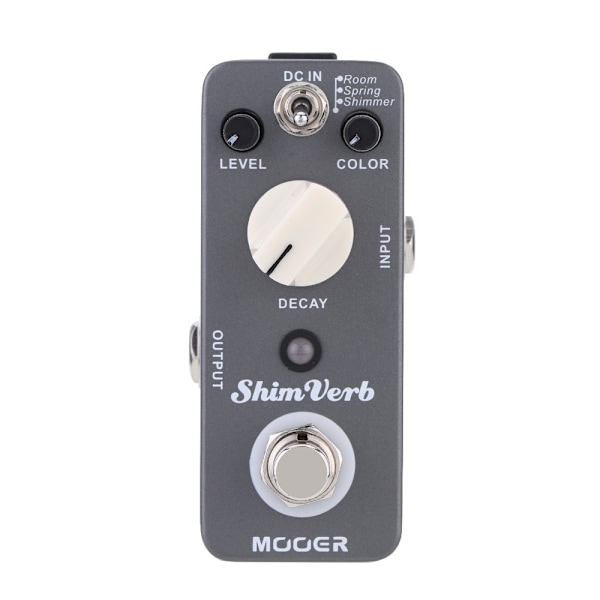 MOOER Shim Verb Digital Reverb Decay Guitar Effect Pedal