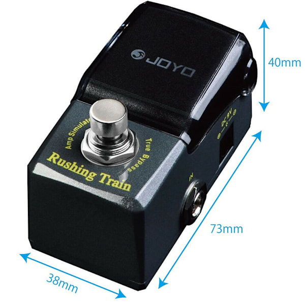 Rushing Train Gitarr Effekt Pedal British Chime Simulator Drive
