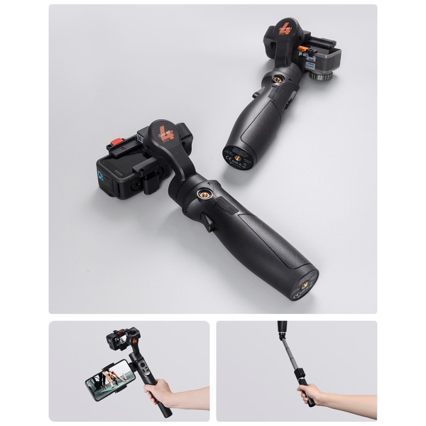Hohem ISteady Pro 4 3-axlig stabilisator för GoPro 10 9 Osmo Action