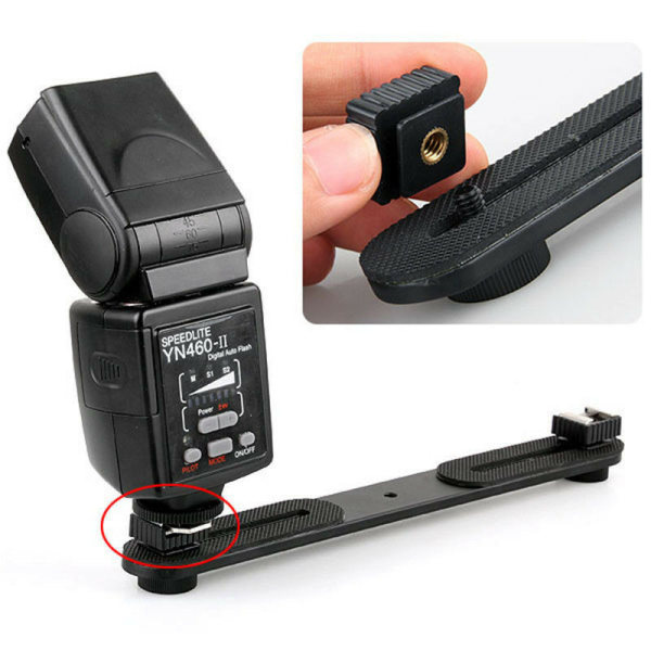 Flash Speedlite HotShoe Bracket Mount Adapter för stativ Monopod