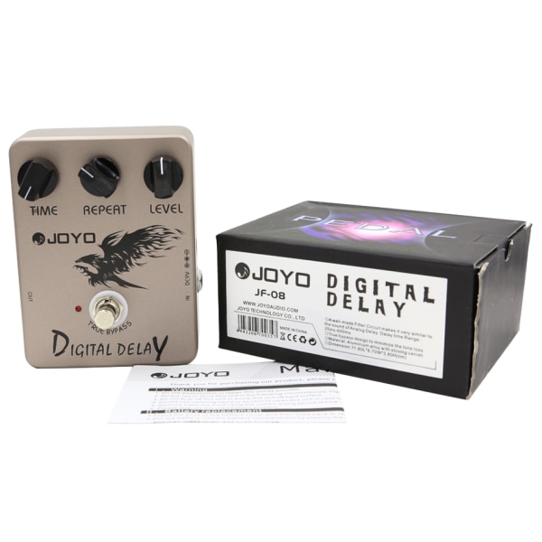 JOYO JF-08 Digital 600ms Delay elgitarreffektpedal