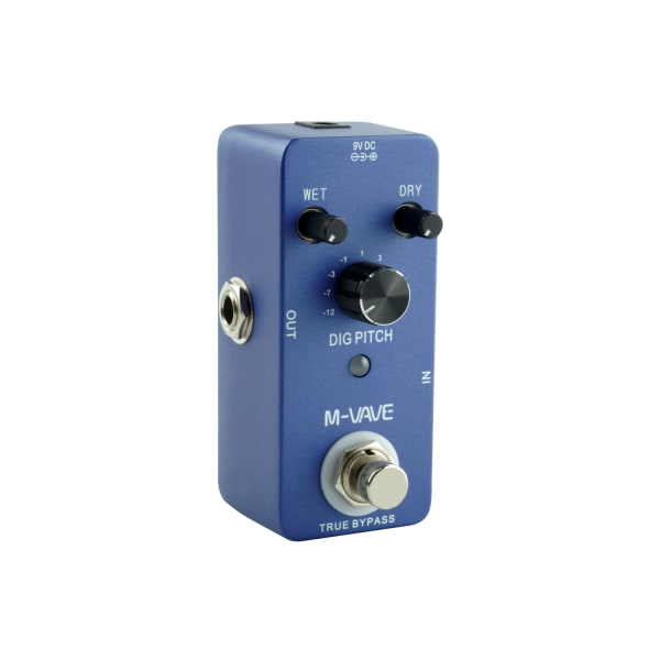 M-VAVE Digital Pitch Gitarr Baseffektpedal 9 typer Shifting