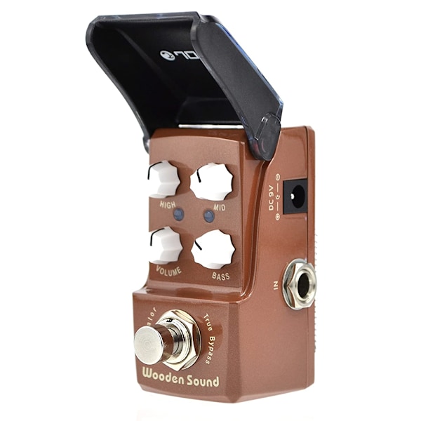 JOYO Trä Ljud Akustisk Simulera Elgitarr Effektpedal