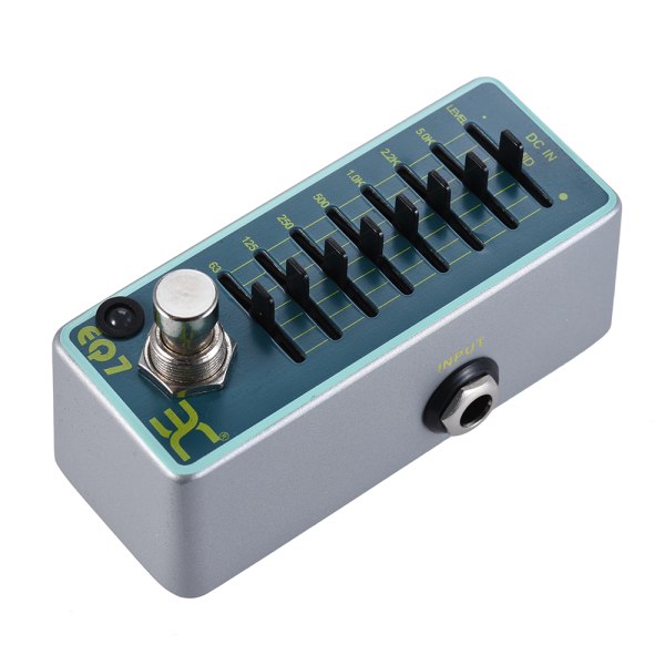 ENO EX EQ7 Equalizer Gitarr Single Effect Pedal 7-Band EQ Bypass