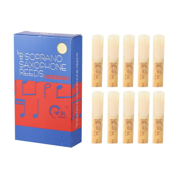 10 st/kartong 2,0/3,0/2,5 Bb Level Sopran Saxophone Sax Reeds