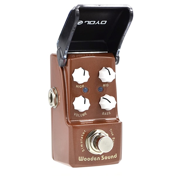 JOYO Trä Ljud Akustisk Simulera Elgitarr Effektpedal