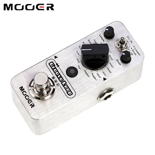 MOOER Groove Loop + Drum Machine Guitar Effects Pedal Looper
