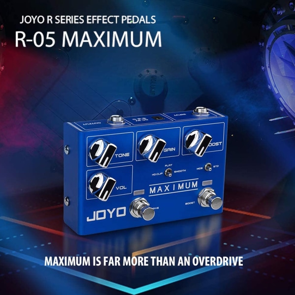 JOYO Maximum R-05 Overdrive Dual Channel Guitar Effect Pedal