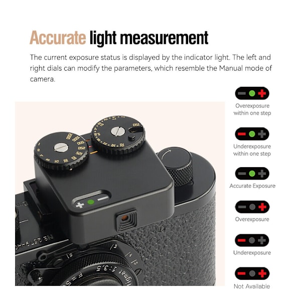 TTArtisan Light Meter Dials Hot Cold Shoe Fixing High Precision