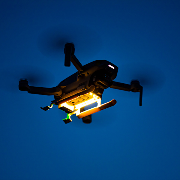 LED förlängd hopfällbar landningsställ för DJI Mini 2 / Mavic Mini