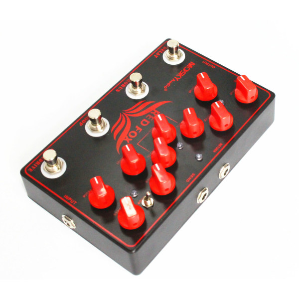 Mosky Audio Fox Gitarr Effekt Pedal Chorus Delay Overdrive Loop