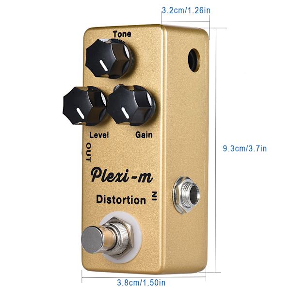 Mosky Plexi-m Akustisk elektrisk gitarr Effekter Pedal Distortion