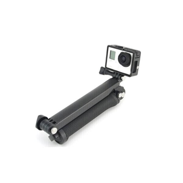 Vikbar 3-vägs Monopod Selfie Stick för Gopro Hero 10 9 8 7 5 6