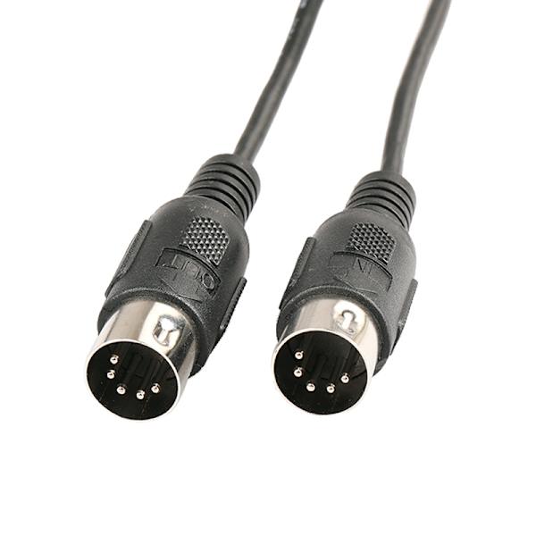 USB till MIDI In/Out 5 Pin Interface Converter Kabel för PC Laptop