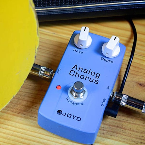 JOYO JF-37 Chorus Analog Gitarr Effekt Pedal True Bypass BBD