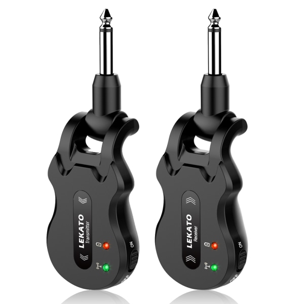 Lekato 5.8GHz Wireless Guitar Bass System Transmitter Receiver