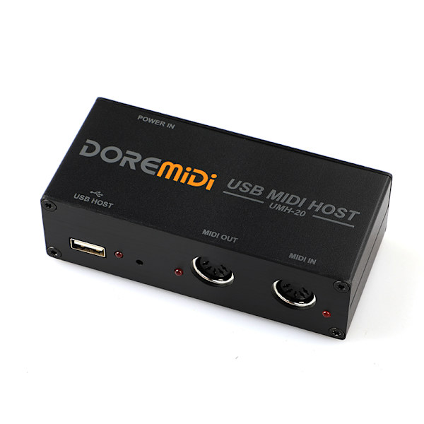 DOREMiDi USB MIDI HOST FTP Converter Adapter 16 kanaler + kabel