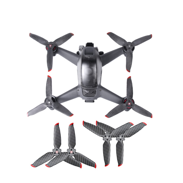 2 par Sunnylife kolfiberpropellrar för DJI FPV Combo Drone