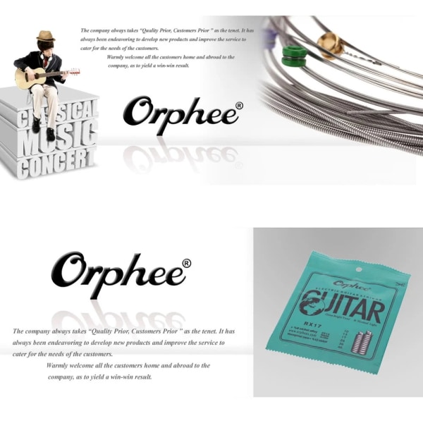 Orphee RX17 Electric Guitar Strings .010-.046 Steel