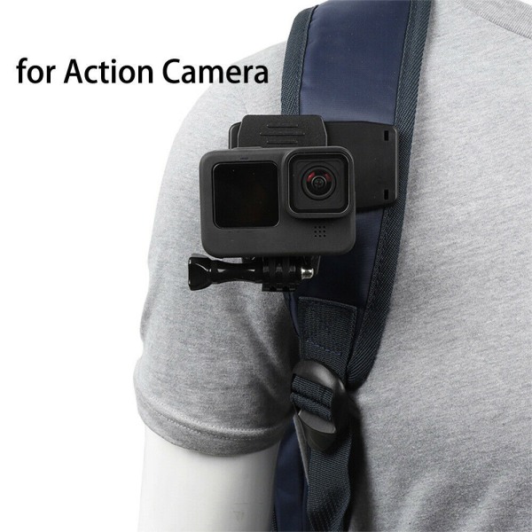 Ryggsäck Bältesrem Telefonhållare för iPhone Samsung GoPro Hero