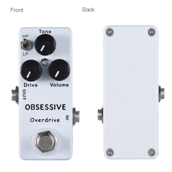 MOSKY Obsessive Guitar Effect Pedal Overdrive True Bypass Switch