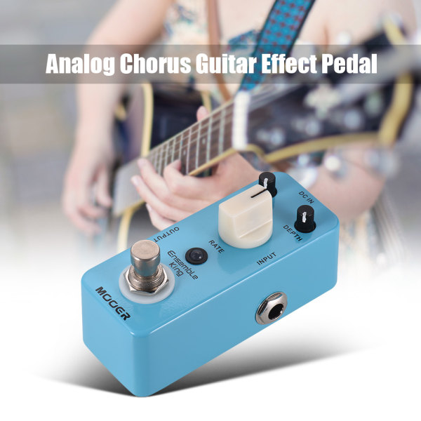 Mooer Ensemble King Analog Chorus Guitar Effect Pedal Analog