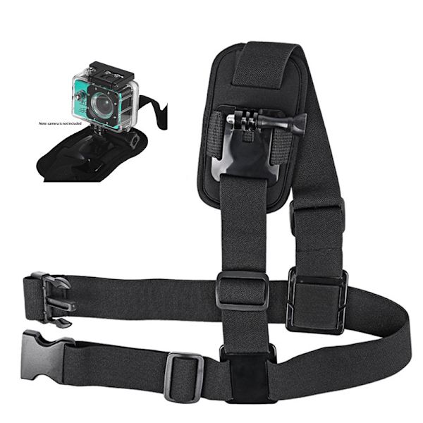 Ryggsäck Bältesrem Clip Mount Hållare för GoPro Hero 10 9 8 7 6